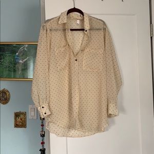 American Apparel Chiffon Blouse